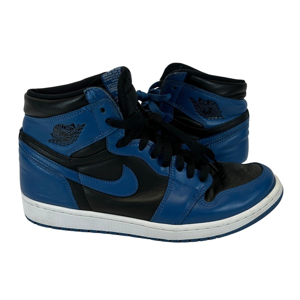 Jordan 1 Retro High OG Dark Marina Blue Black White 555088-404 Mens 9.5